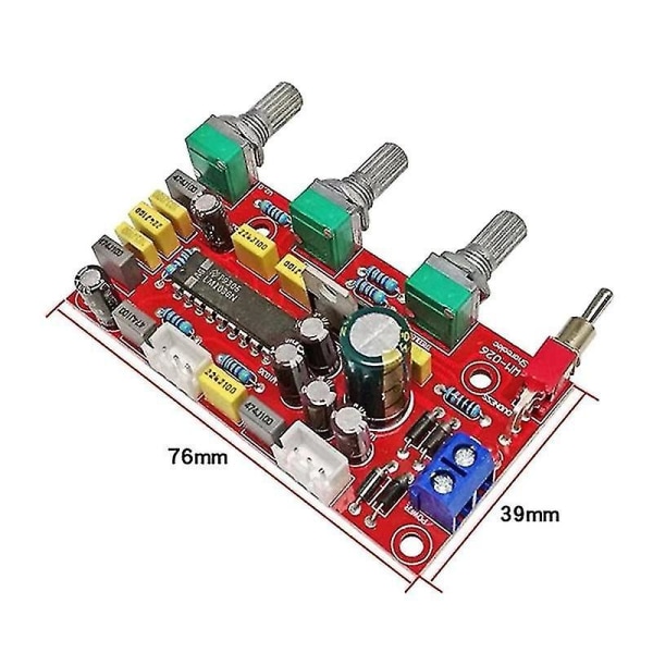 Lm1036 Op-vahvistin Hifi Esivahvistin Esivahvistin Äänenvoimakkuuden Säätö Tr