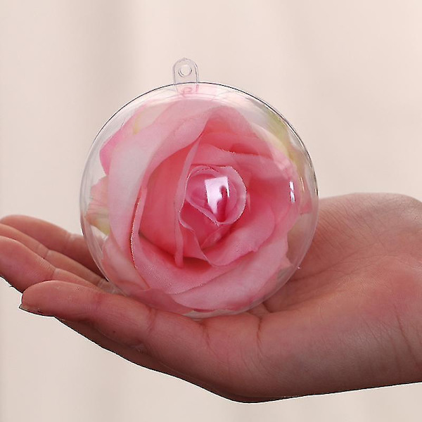 1 st bröllop julgran hängande dekorationer boll genomskinlig