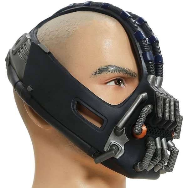 1:1 Cosplay Bane Mask Poison King Destroyer Superhjälte Skurk Gotham City Boss Halloween Maskerad Kostym Rekvisita B