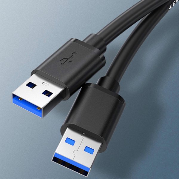 USB3.0 Højhastighedskabel USB3.0 Han til Han Kabel USB-forlænger til problemfri dataoverførsel Perfekt til harddisk 2m
