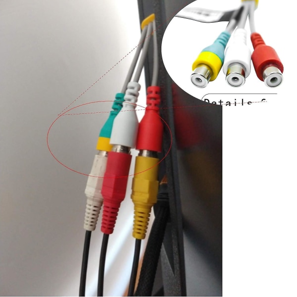 Video AV-adapterkabel for Samsung TV, erstatning