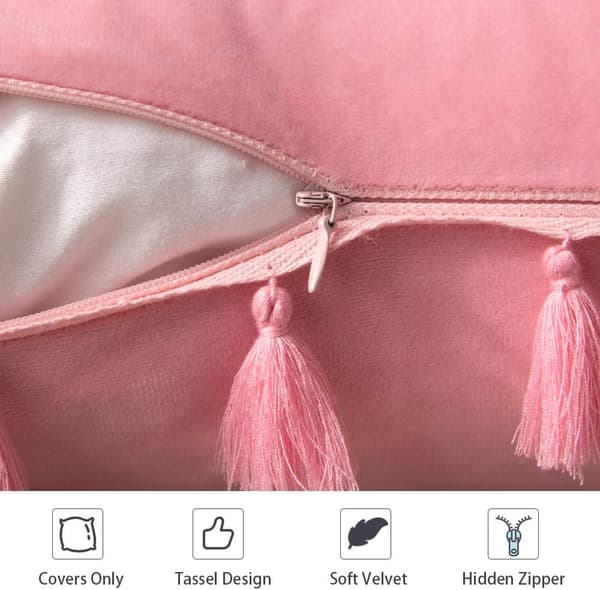 2-pack mjuka dekorativa kuddfodral i sammet