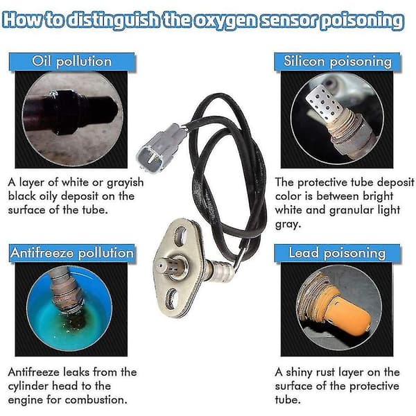 Uppvärmd Nedströms Syre O2-Sensor Kompatibel Med 2000-2004