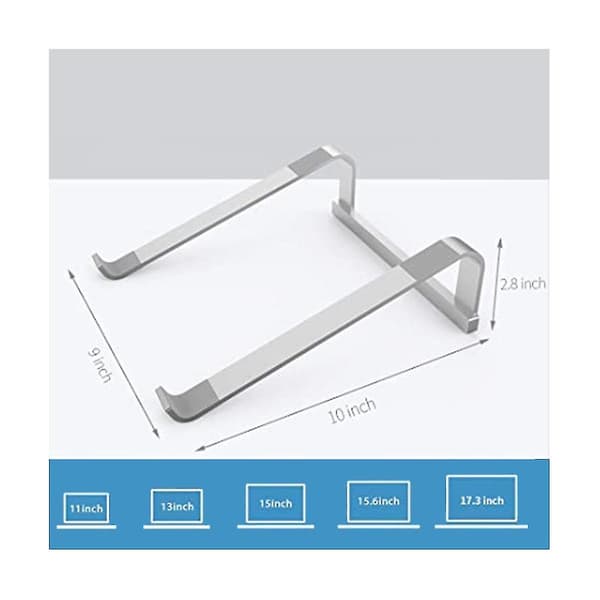 Stabilt skrivbordsstativ för bärbar dator, ergonomiskt aluminiumstativ