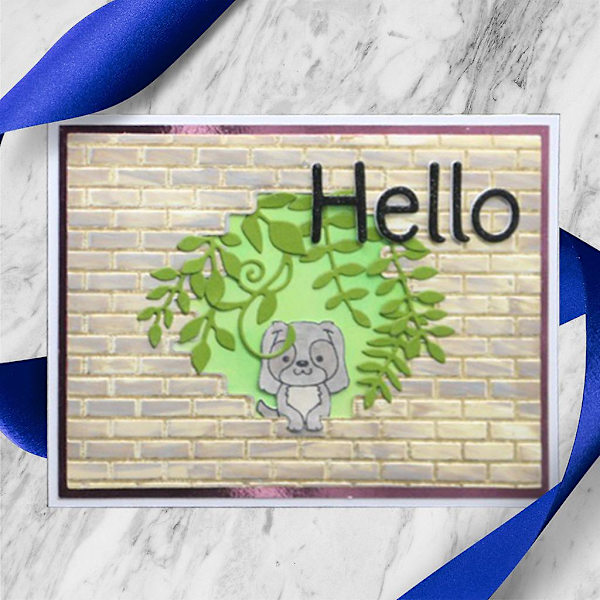 Dyre mønster prægning mappe design diy papir skæredør scrapbooking