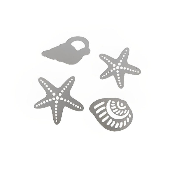 4 stansar i högkolstål för scrapbooking, söt manuell dekoration