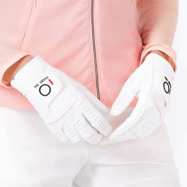 Dame golf regnhandsker par begge hånd, våde varme kølige greb, pasform Small Medium Large Xl 2xl