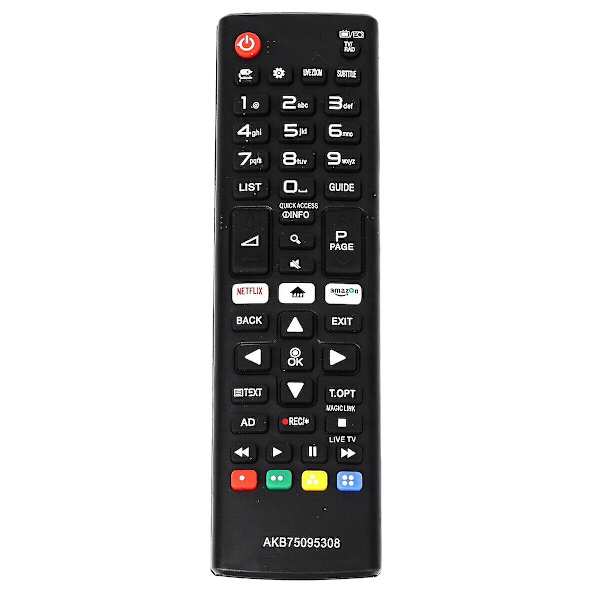 Akb75095308 Smart Tv Kaukosäädin Englanninkielinen Vaihto Lg Hd Smart Tv Uusi