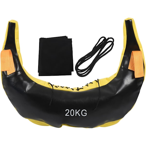 Viktväska Bulgarisk Power Bag Styrketräningsövning Sandsäck Fitness Tränings Sandsäck Gul