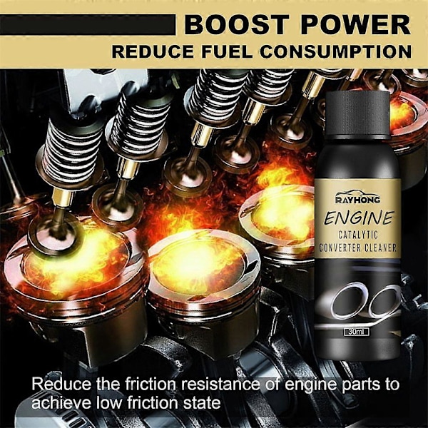 3 st Bil Katalysator Rengörare Djuprengöring Multipurpose Rengöringsmedel Motor CSV Rengör Acceleratorer Katalysatorer Enkel Rengöring 30ml