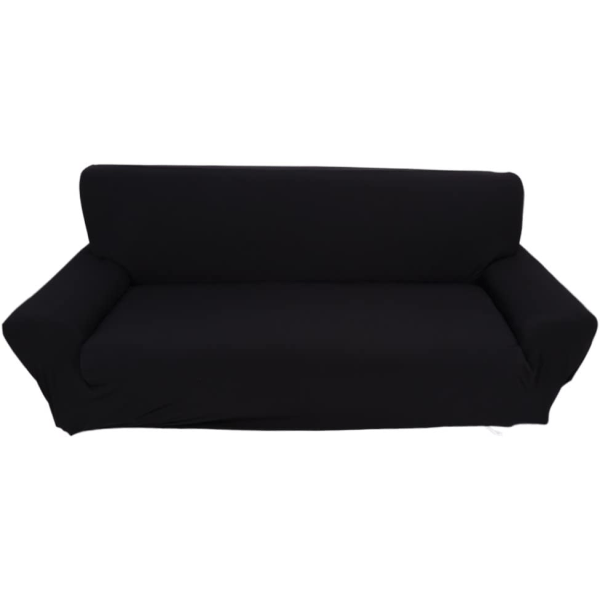 3-sits cover Solid elastiskt tyg Överdrag Mjuk soffa