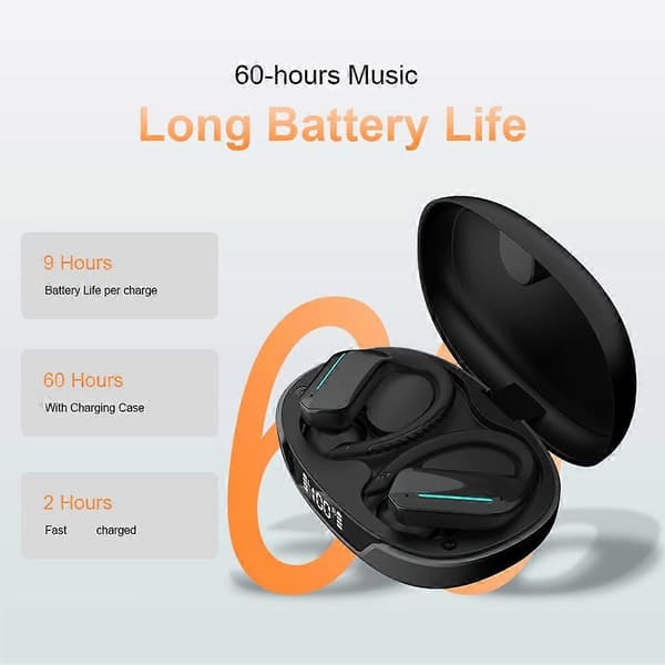 Trådløse ørepropper Sport Bluetooth-hodetelefoner 5.4 Stereo Nye Bluetooth-ørepropper 1