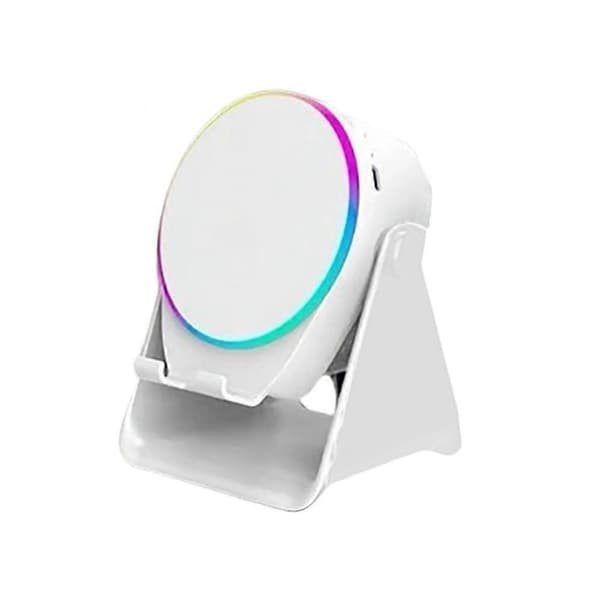 4-i-1 360 graders roterende Bluetooth-højttalerstativ til telefoner White