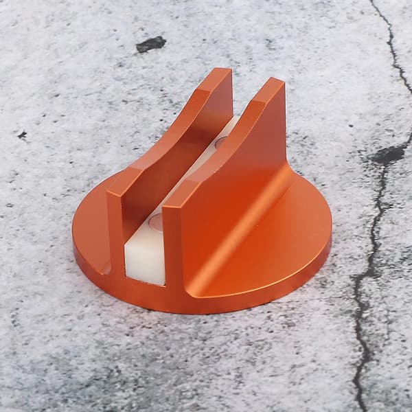 Aluminium Grooved Magnetisk Jack Pad Jacking Rail Adapter (orange)