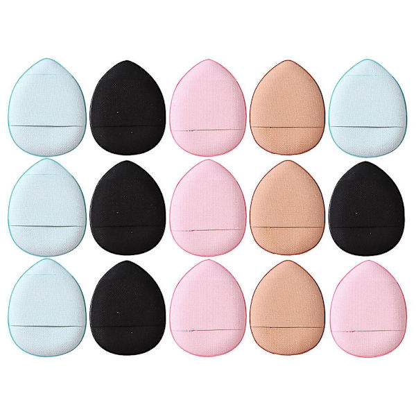 15 kpl tyynypuffi mini sormenpuffi Bb tyyny sormen meikkisienet meikkipuuteripuffit sormenpuuteripuffit