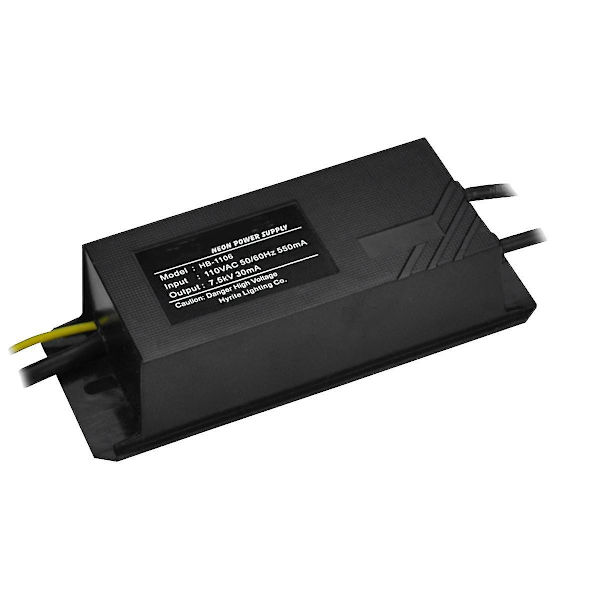 Let elektronisk transformator 2-6m skilt strømforsyning 7.5kv 30ma Led strømforsyning elektronisk transformator
