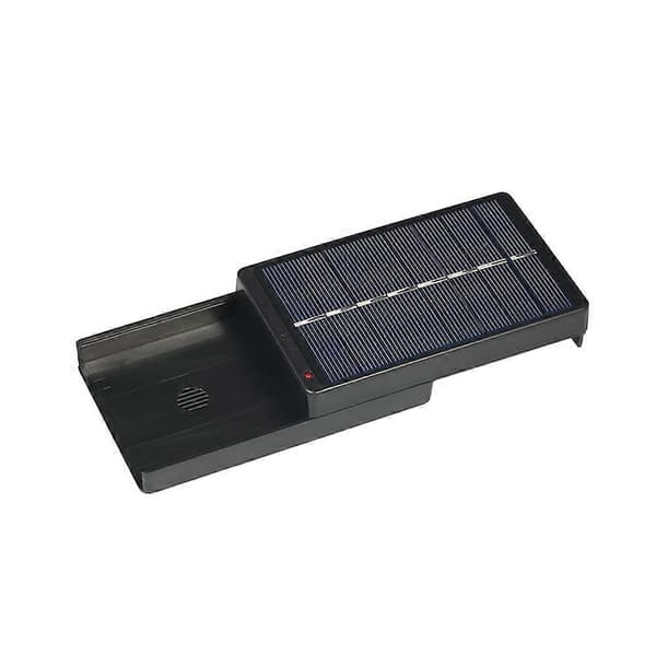 2*AA/AAA Oppladbare Batterilader Solcelledrevet Lader 1W 4V Solcellepanel for Batterilading
