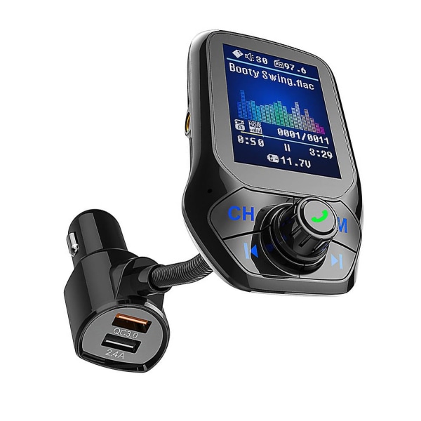 Auton Mp3-soitin V5.0 Kannettava Car Audio Adapter 3 USB