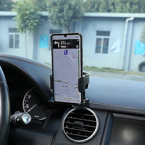 Bilhållare för mobiltelefon, instrumentpanel, sidonavigationsfäste för 4