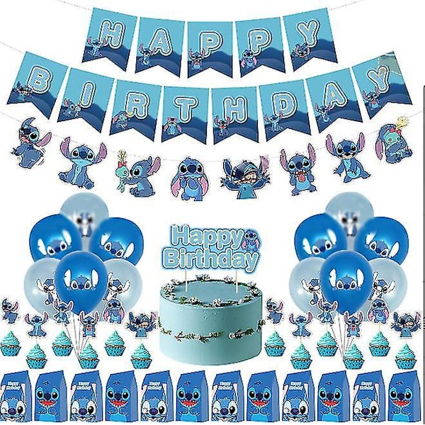 Stitch-juhlatarvikkeet, Lilo ja Stitch -syntymäpäiväkoristeet