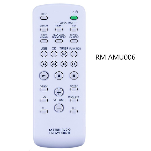 Rm-amu006 Kaukosäädin Sony Mini Hi-fi -järjestelmälle Fst-zux9 Lbt-zux9
