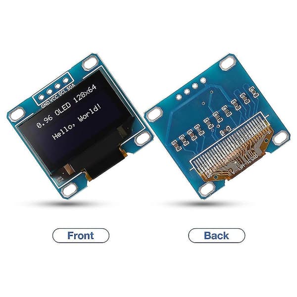 3 st OLED-modul 128x64 Drivr IIC Seriell Självlysande Displaybräda