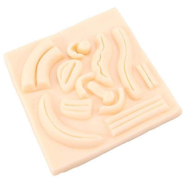 Uudelleenkäytettävä DIY-opetusmalli Laparoskooppinen simulaattori Ompele 3D-silikoninen ompeletreenipadi
