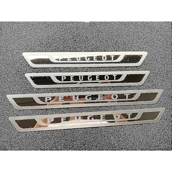 Peugeot 308 408 508 3008 2008 307 -sarjan 4 kpl:n teräksinen ovikynnyslista