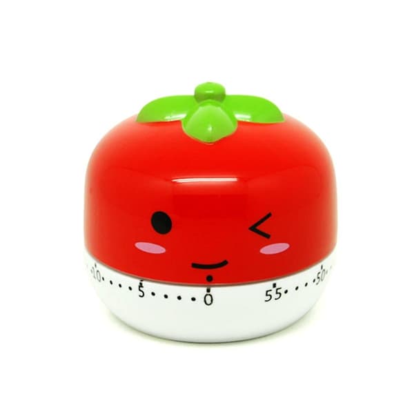 Roterende Verktøy Eggkoker Timer Nyhet Kjøkken Timer Grønnsak Dyr Matlaging Timer Digital Egg Timer Cupcake Timer Rød