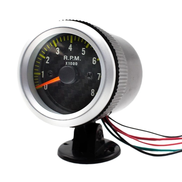 Biltachometer Tacho Gauge 52mm Universal Bil 12vled Meter S