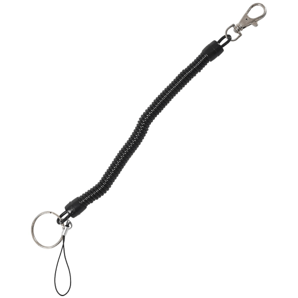 Hummerlås Able Cord Stripe Coil Lanyard For Mobile Ph