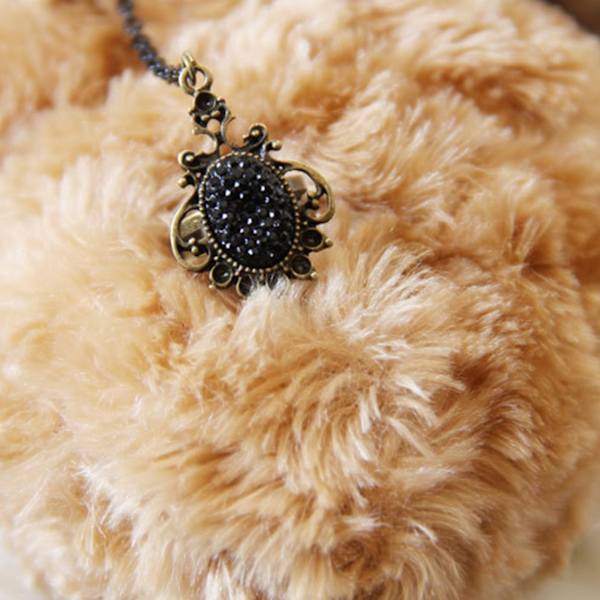 Svart spets gotisk statement krage halsband armband viktoriansk lolita choker