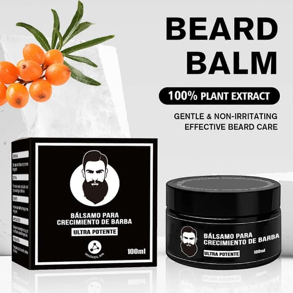 1-3 st Balsam för skäggväxt, skäggkräm 100 ml 2pcs
