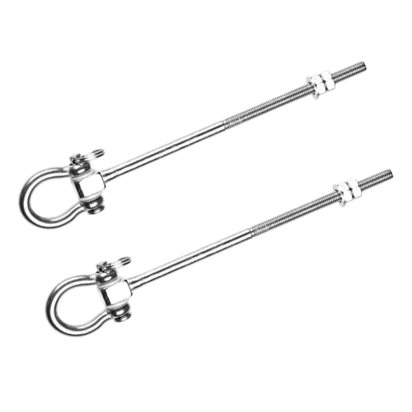 2x Stainless Steel Swing Hangers Antirust For Hammock Chair Playground