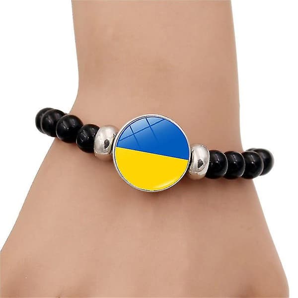 2 st armband i Ukrainas flaggfärger