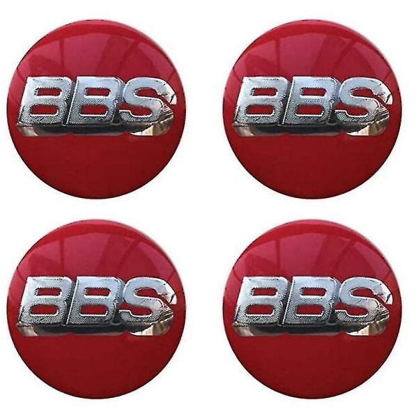 Bbs Wheel Center Caps Emblemer 4 stk Sett 65mmbbs Car Cap Logo Badge Sticker Aut