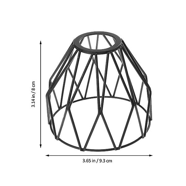 Lampskärm i metall Trådbur Hängande hängsmycke Lampskyddshållare Metallljusbur Ljusarmatur Lampskydd Glödlampshållare