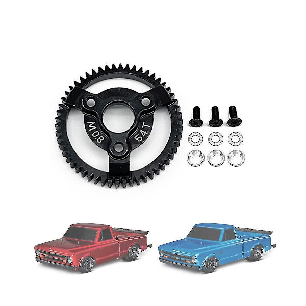 Hårdad stål 0,8 m 32p växel för Slash 2wd Vxl Bandit Stampede Drag Slash uppgradering delar, 54t
