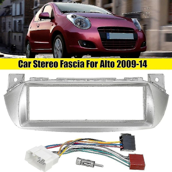 Bilstereo Radio Fascia Iso Antenne Monteringssett For Alto Pixo 2009- 14
