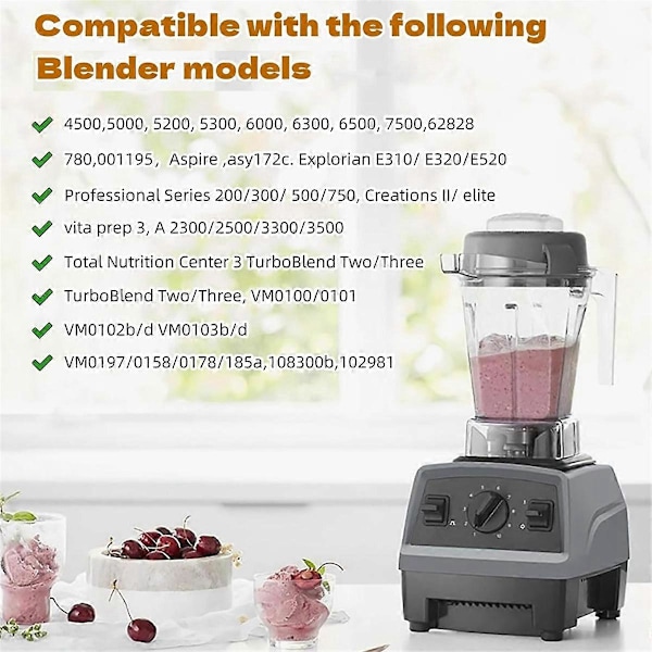 Til Vitamix 5200 Blender Kande 48oz Beholder Reservedele Passer til Vitamix C-Serie/G-Serie