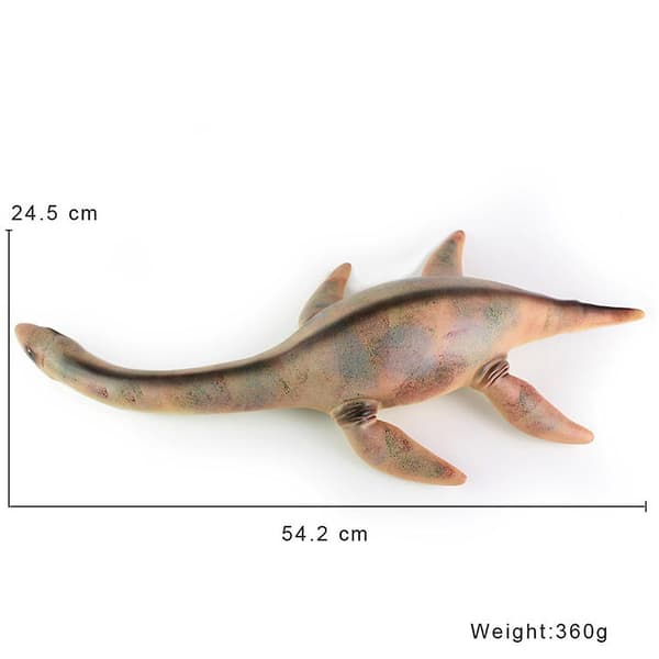 Pehmeä kumi simuloitu plesiosaurus dinosauruksen malli lapsille