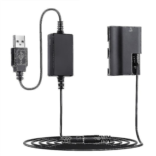Usb Dr E6 Lp E6 Ack-e6 Dc -liitäntäkappaleen näennäisakku kameran virtalähteeksi Eos 5d Markille