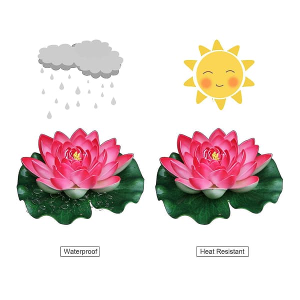 1 Kunstig Lotus Blomster Type 1