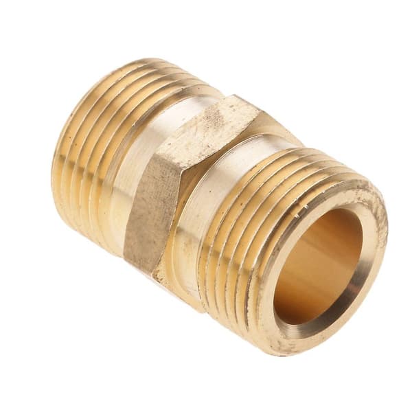M22x 1,5 mm hane hålpropp mässing högtryckstvätt snabbkoppling 14 mm