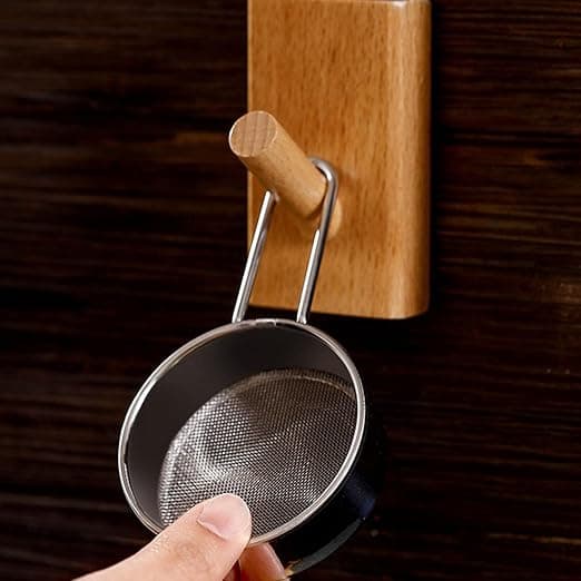 Melisift, Mini Rund Melisift i Rustfritt Stål, Finmasket Sil, 40 Mesh