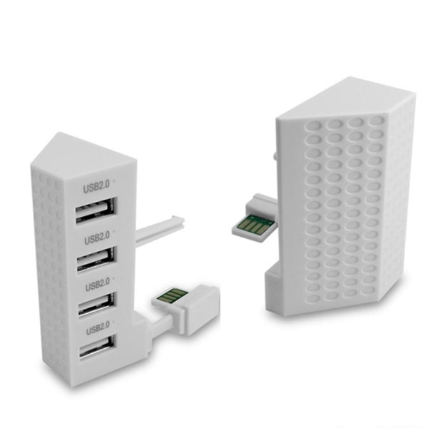 4 Ports USB 2.0 Adapter USB Hub Splitter Extension Adapter För