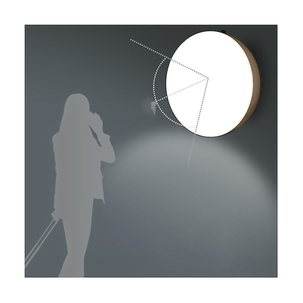 Bevægelsessensor 360 Rotation Led Trådløs Lys Soveværelse Lampe U
