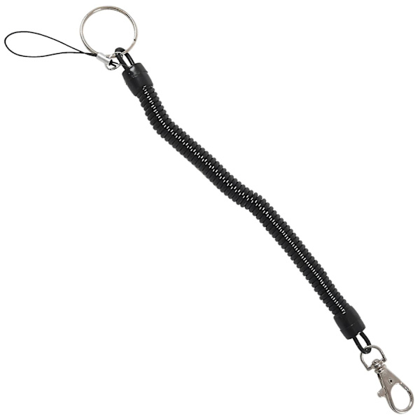 Hummerlås Able Cord Stripe Coil Lanyard For Mobile Ph