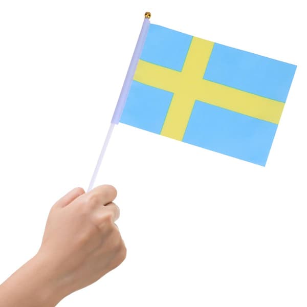 50 stk. Svenske håndflag