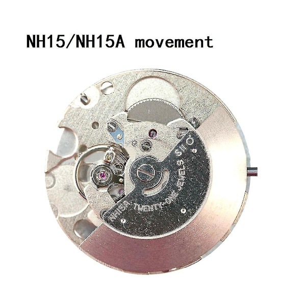 Nh15a/nh15 Klockrörelse En-kalender Trefas Högprecision Automatisk Mekanisk Klockrörelse